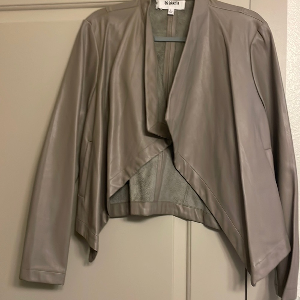 Faux leather jacket